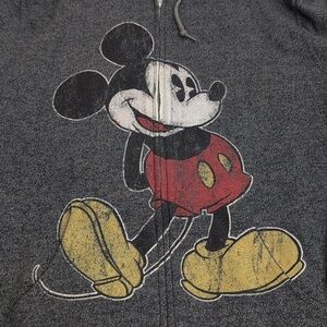 Disney Parks Mickey Mouse Full Zip Hoodie Hooded Sweatshirt Jacket XXL